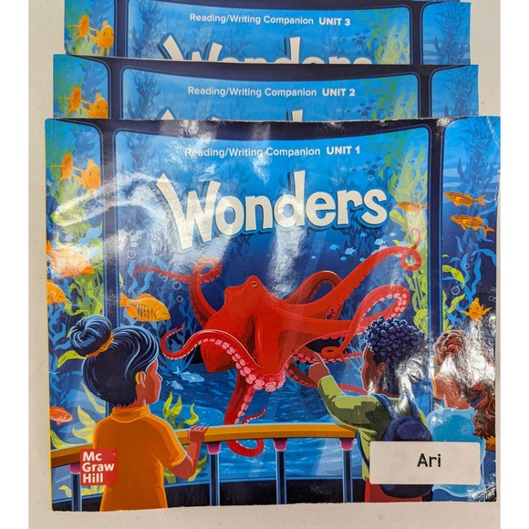 McGraw Hill Wonders Reading/Writing Companion Grade K | Units 1–4 Workbook Set - Picture 11 of 11